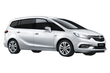 Car Hire Droitwich Spa - Vauxhall Zafira 5 + 2 - Minibus hire Droitwich spa